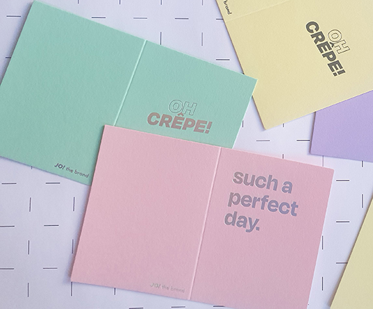 Jo the brand - Pastellkarten