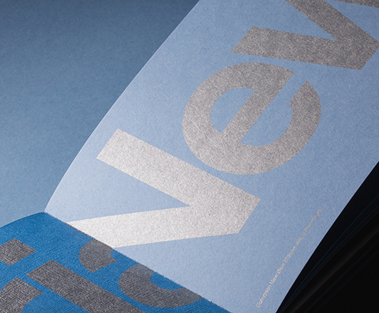 Muster des Farbtons Colorplan New Blue