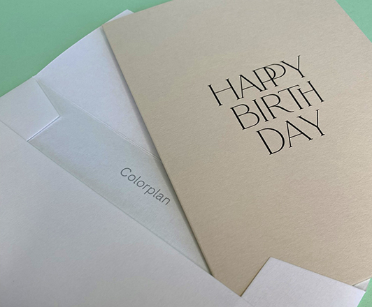 Geburtstagskarte mit Hülle
