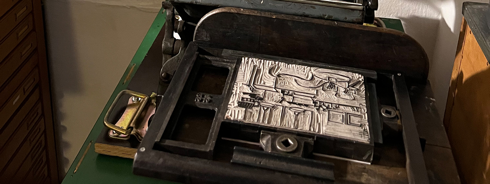 Weihnachtspost x Linolschnitt