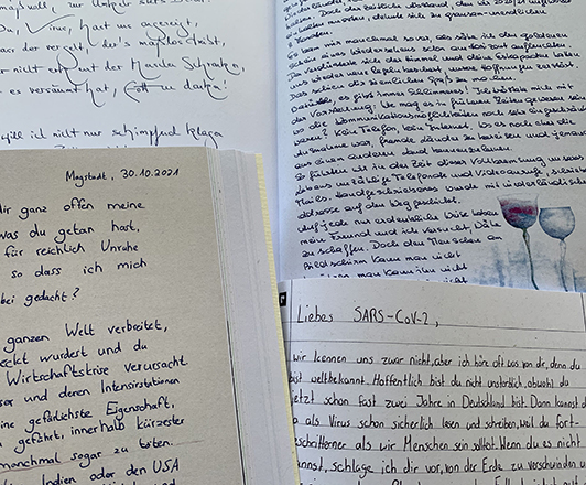 Initative Schreiben Briefe an ein Virus