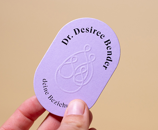 Visitenkarte Dr. Desiree Bender