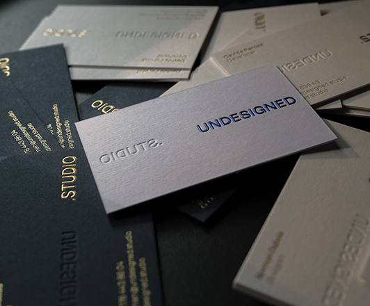 Visitenkarte Undesigned Studio